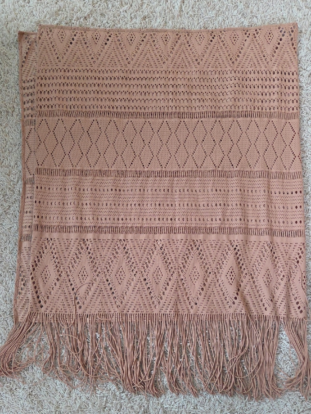 Bleu Rod Beattie Tan Crochet Sarong